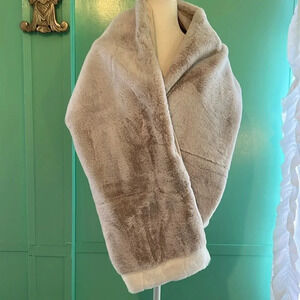 UGG faux fur wrap/ scarf